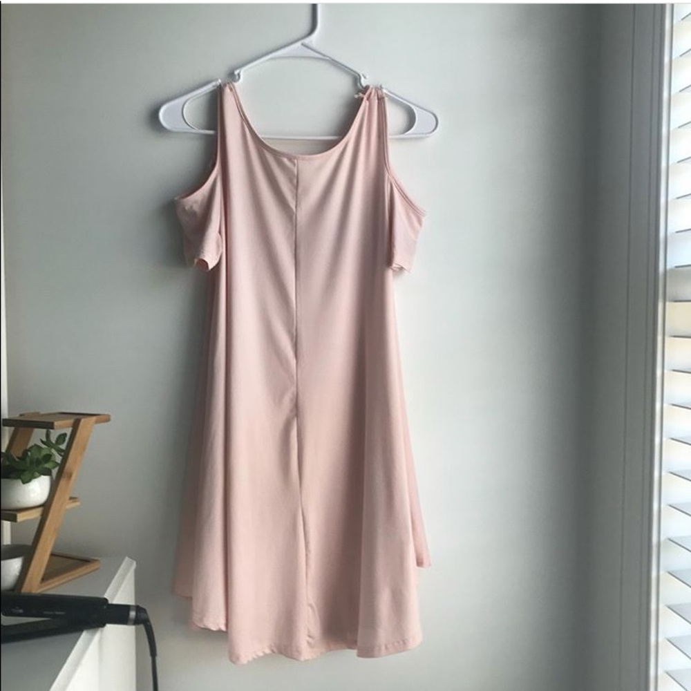 Pink basic dress - Picture 2 of 4